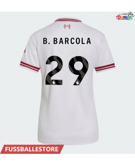 Günstige Liverpool Bradley Barcola #29 Auswärtstrikot Damen 2026-27 Kurzarm